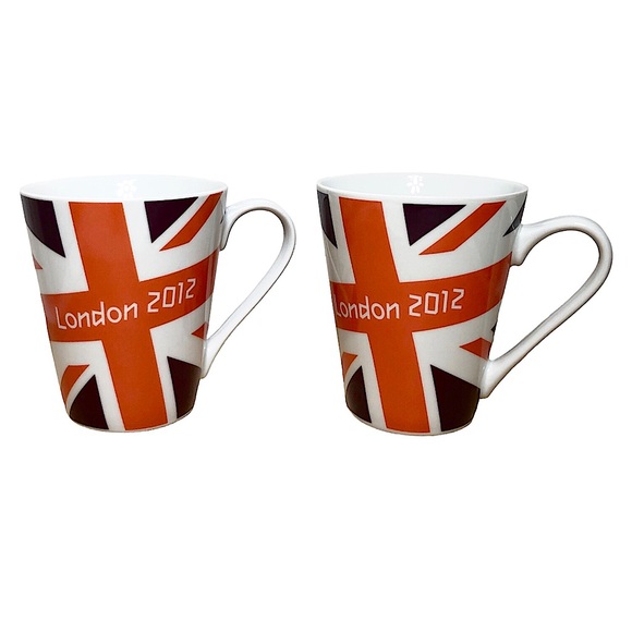 Set Of 2 Vintage London 2012 Olympics Porcelain Mug By Johnson Brothers England - Picture 1 of 9